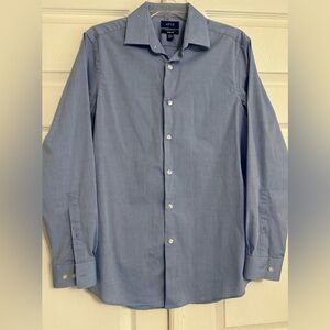 Apt 9 Premier Flex Slim Fit Men's Blue Dress Shirt